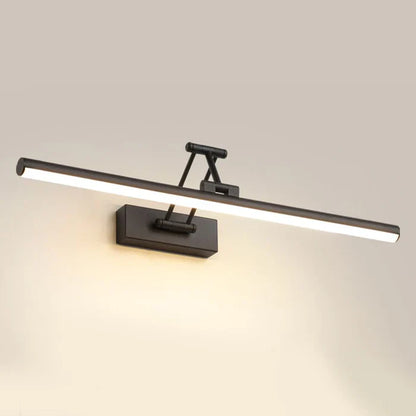 Moderne schwarze LED-Bilderleuchte, wandmontiert, energiesparend, für Kunstwerke.