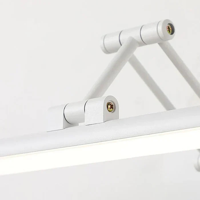 Weiße LED-Bilderleuchte, modernes Design, energiesparend, für Kunstwerke und Galerien.