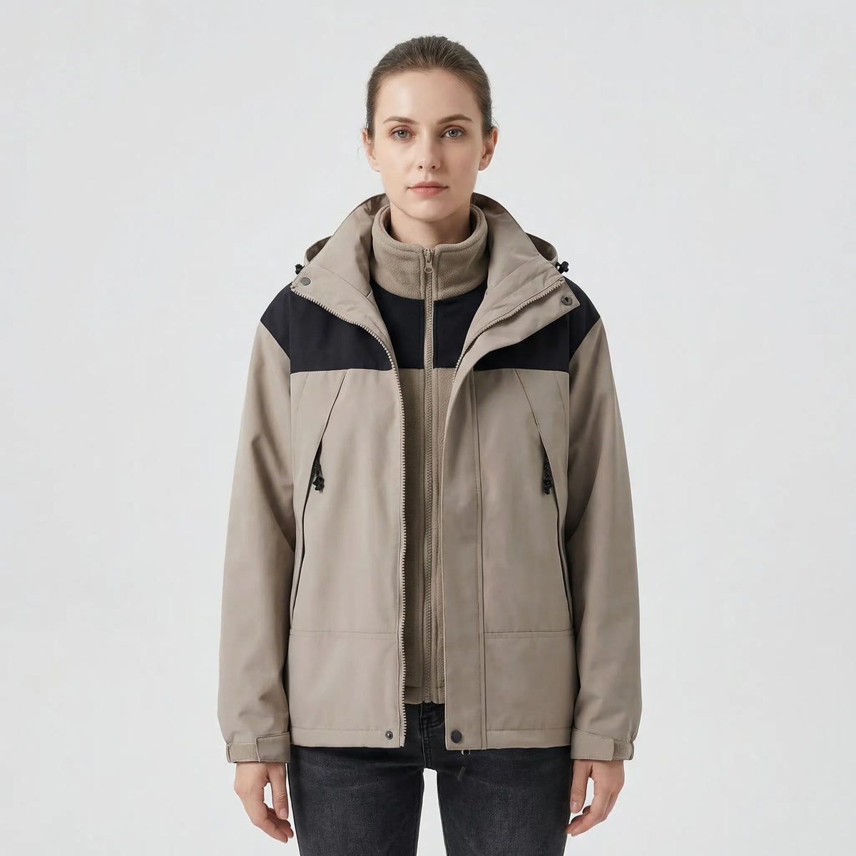 3-In-1 Hooded Winter Jacket - Melody