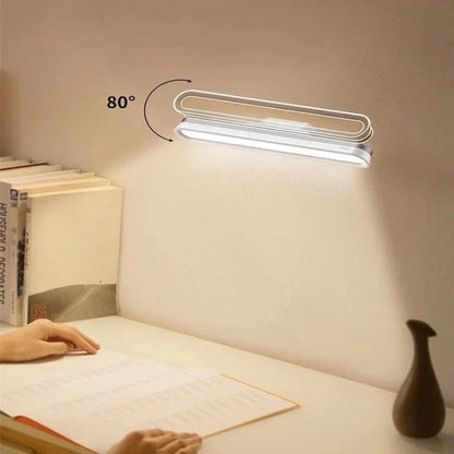 LED-Wandleuchte, dimmbar, 80° schwenkbar, modernes Design, ideal für Leseecken, energiesparend.