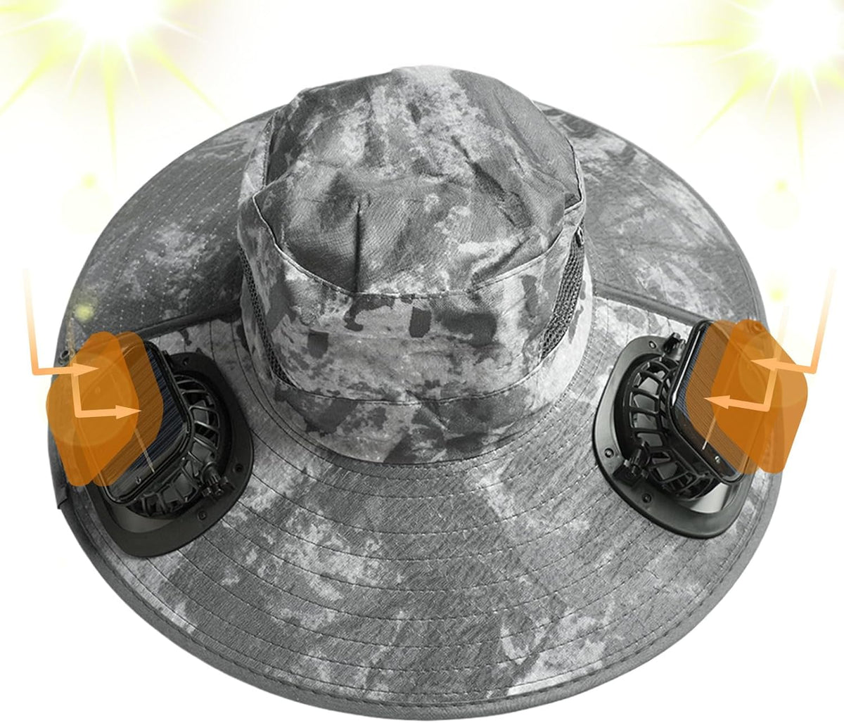 Solar-Fan-kylhatt med UV-skydd – Solvoro