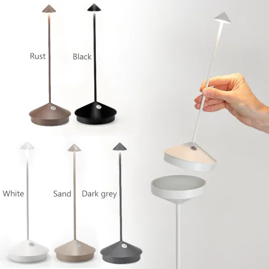 Drahtlose LED Tischlampe - LumeElegance 