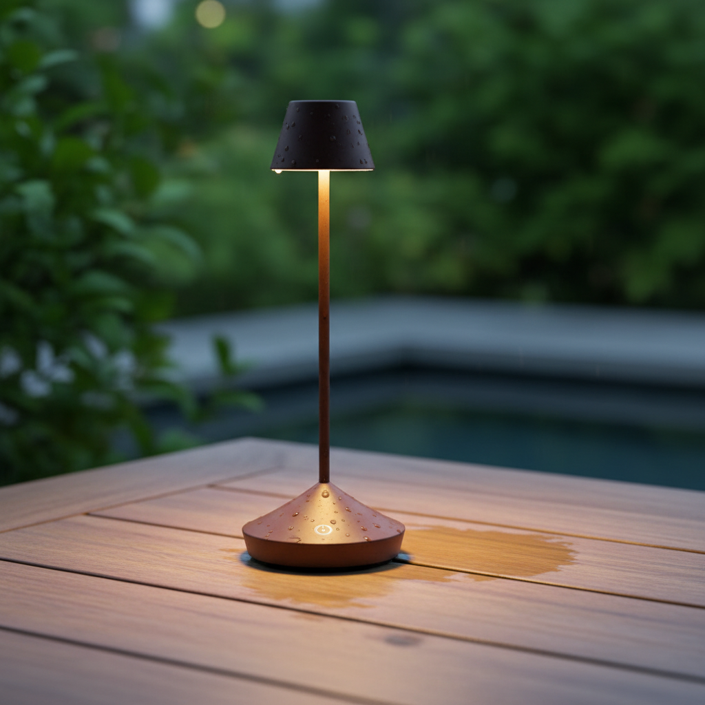 Drahtlose LED Tischlampe - LumeElegance 