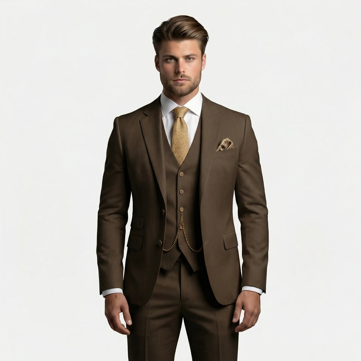 Dreiteiliger Slim Fit Anzug - Yannick