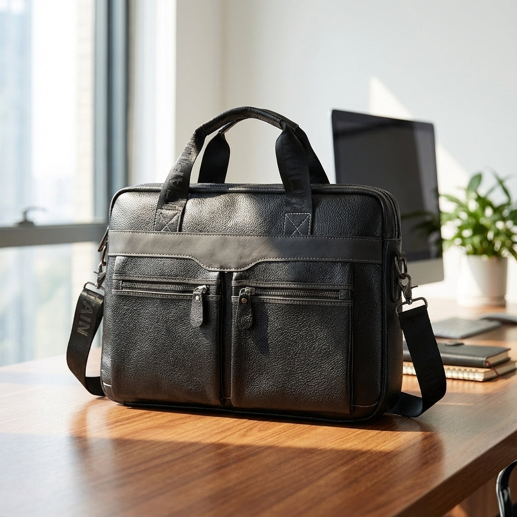 Echte Leren Laptoptas - UrbanSling