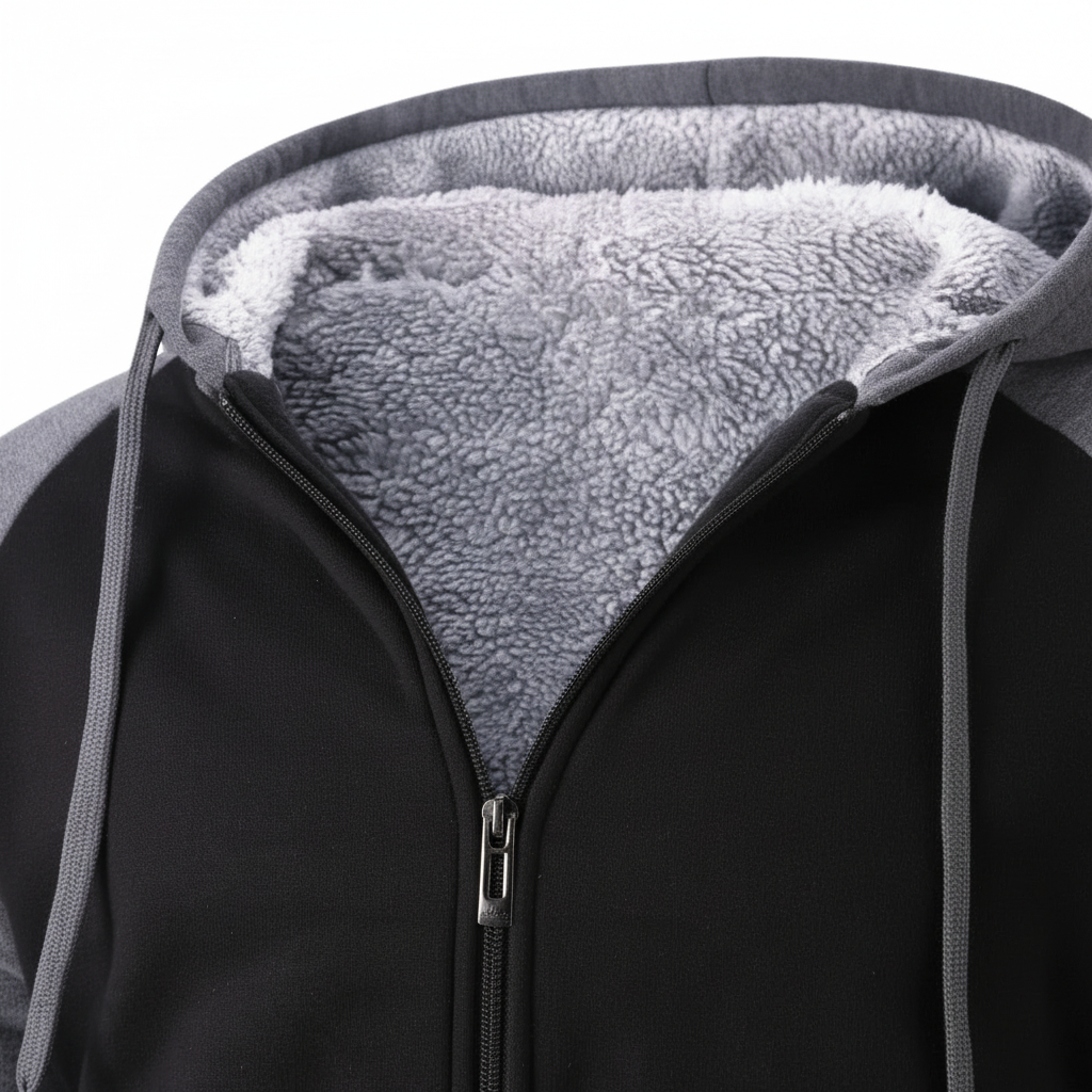 Geplüschte Herren-Hoodie - Moritz