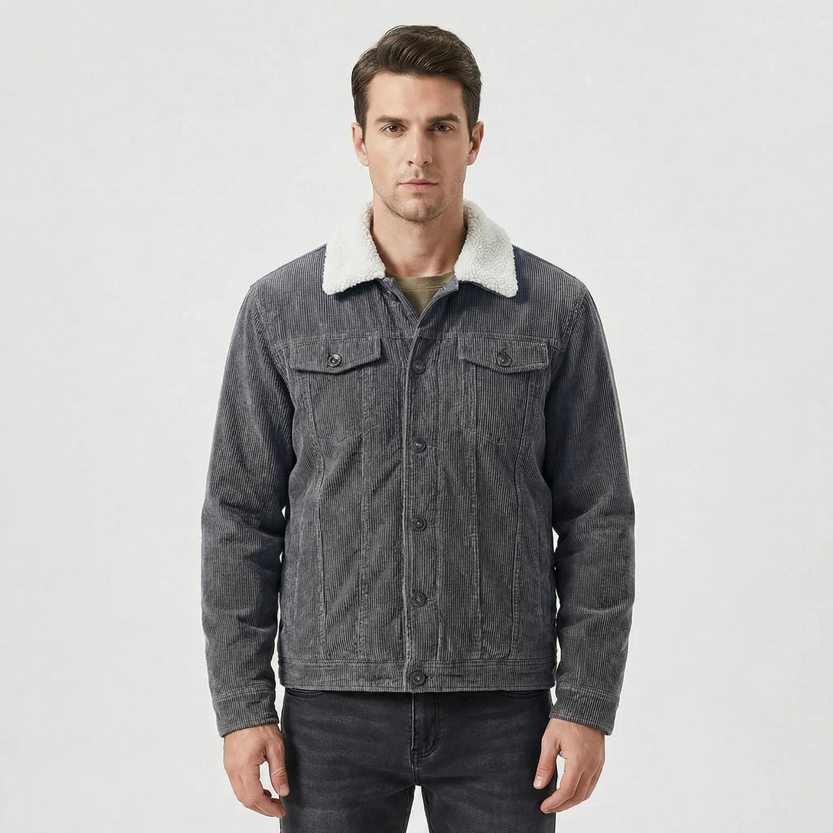 Gepolsterte Freizeitjacke Mit Kragen - Niko