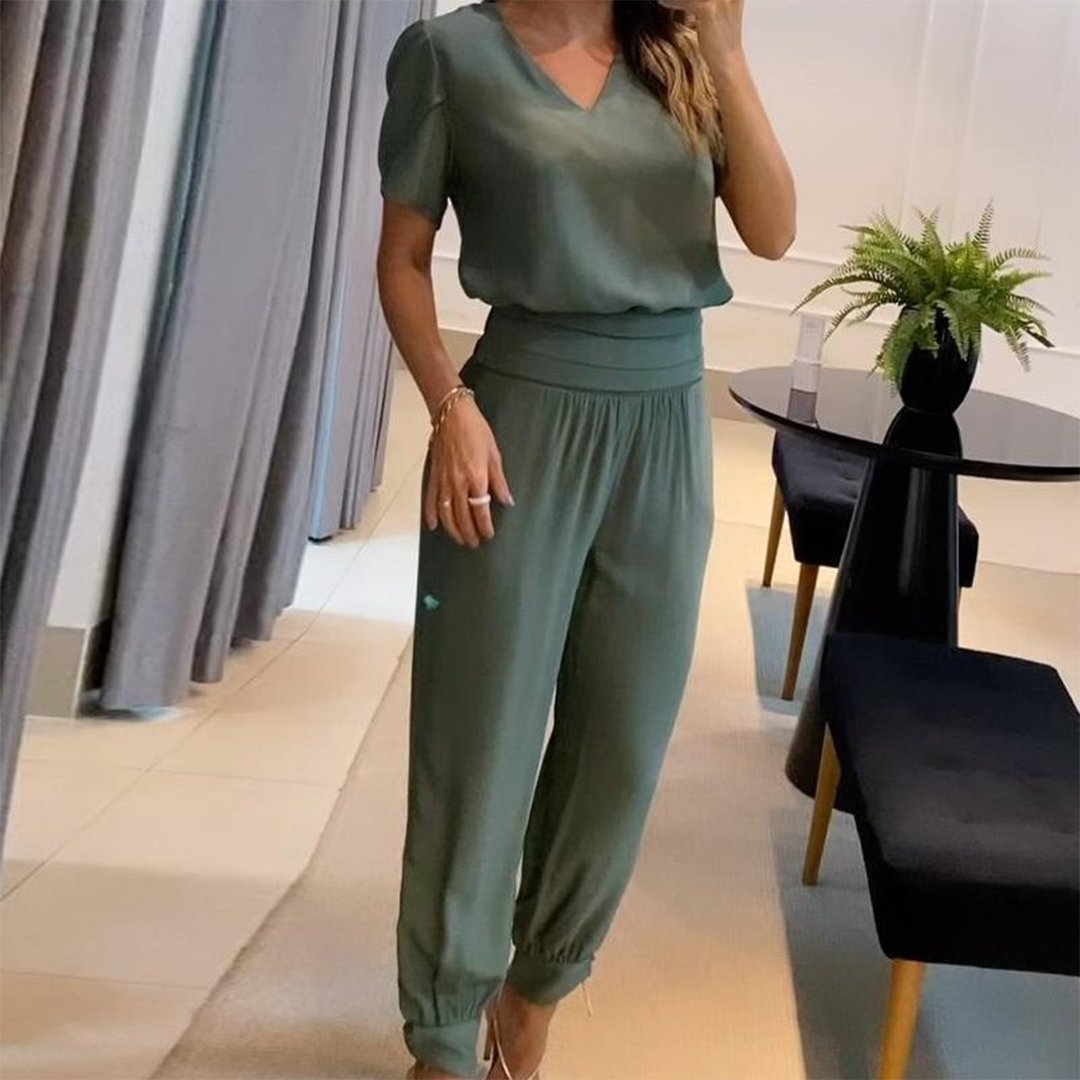 Stilig Mönstrad Jumpsuit - Nova