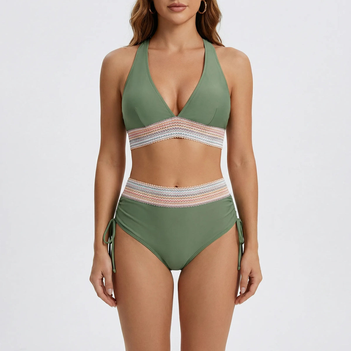 High Waisted Bikini Set - Mandy