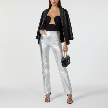 Hoch Taillierte Hose - Hannah