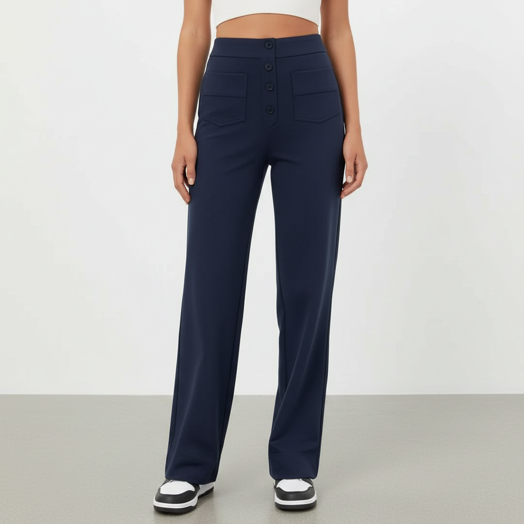 Hoch Geschnittene Hose - Selina