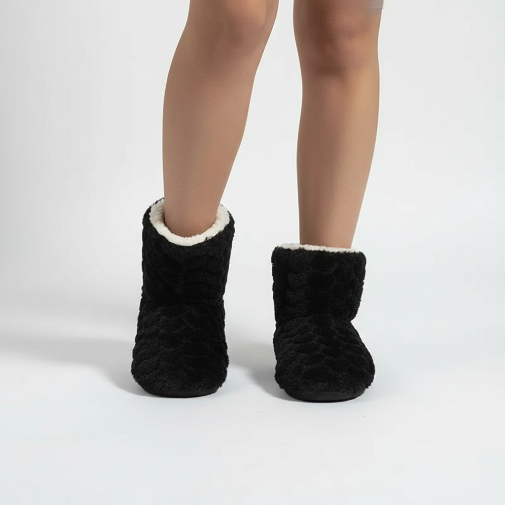 Hoch Geschnittener Hausschuh - FluffBoot