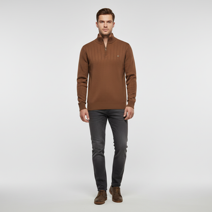 Klassischer Pullover Mit Reißverschluss - Finn
