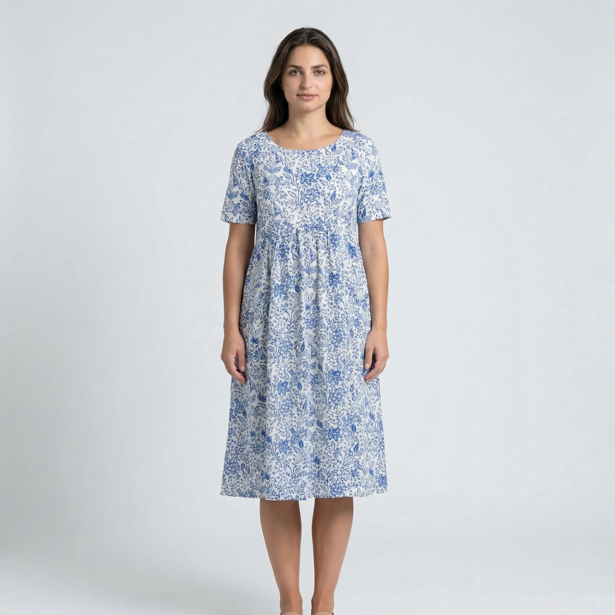 Kurzarm Sommerkleid Mit Taschen - Colleen