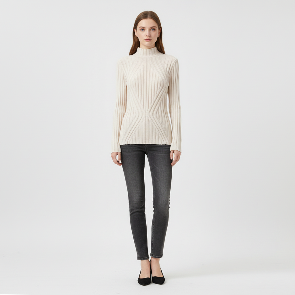 Langer Strickpullover -  Lilly