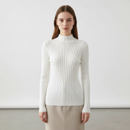 Langer Strickpullover -  Lilly