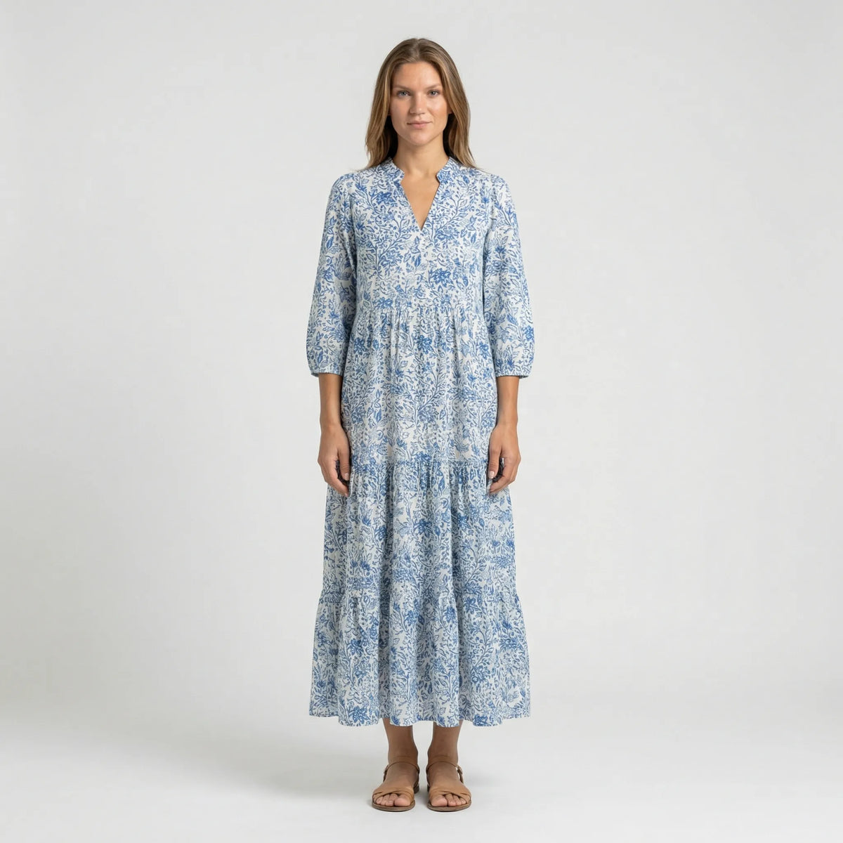 Langes Gestuftes Maxikleid - Kimberley