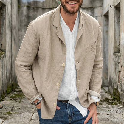 Leichte Jacke Mit Knopfleiste - Henrick