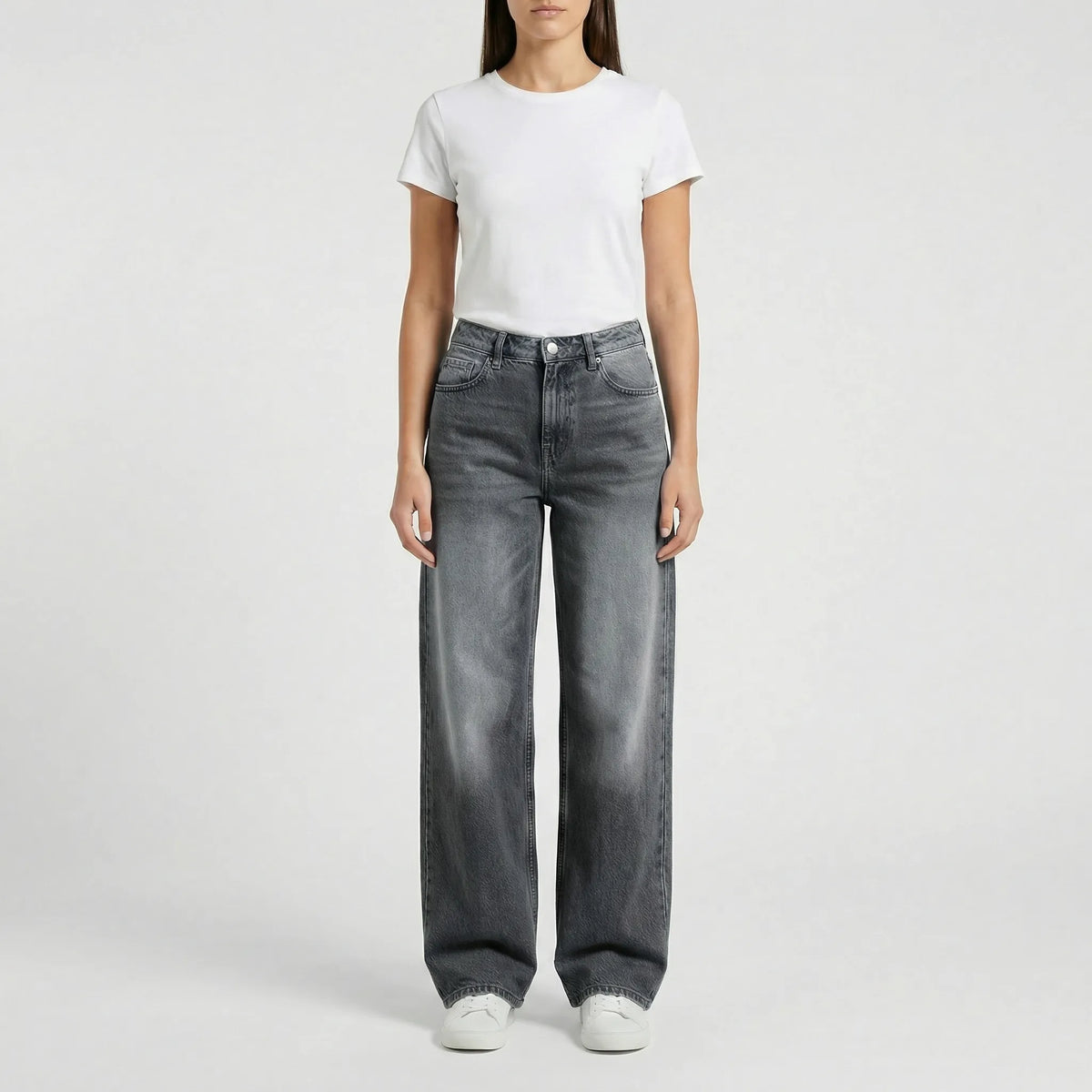 Low Rise Damenjeans Locker Geschnitten - Milla
