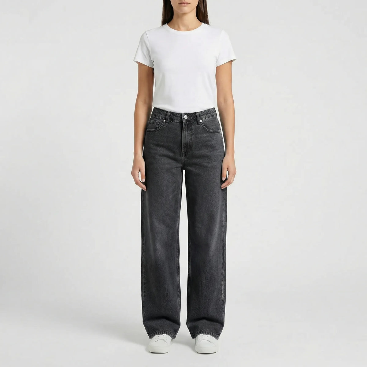 Low Rise Damenjeans Locker Geschnitten - Milla