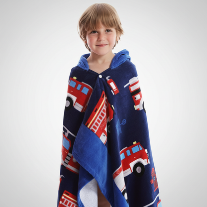 Moderne Cartoon-Stickerei - KidTowel
