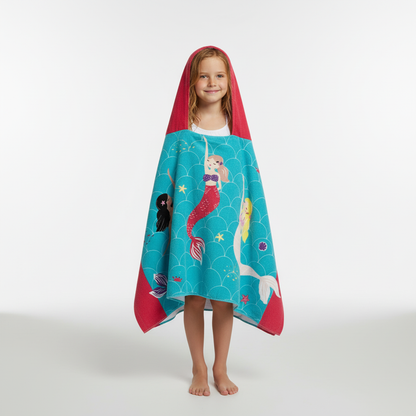 Moderne Cartoon-Stickerei - KidTowel