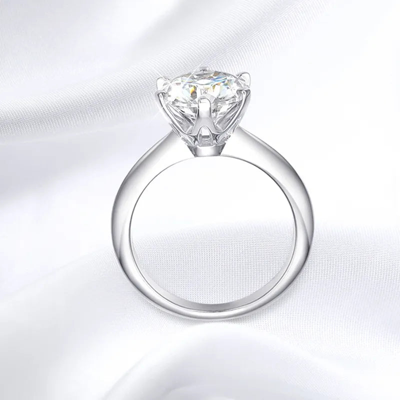 Moissanit Ring - SparkleMoment 