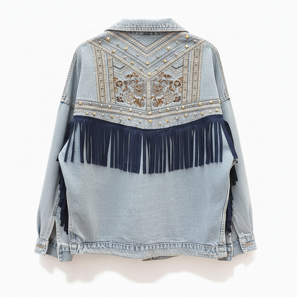 Oversized Denimjacke -  Theresa