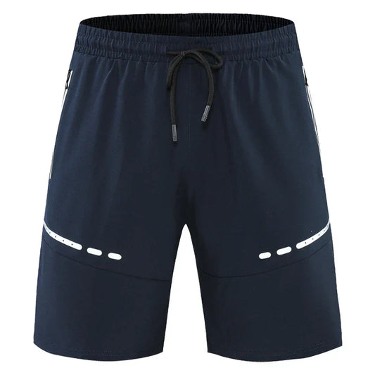 Sportiga och stiliga slim-fit träningsshorts med dragkedjefickor – Kian