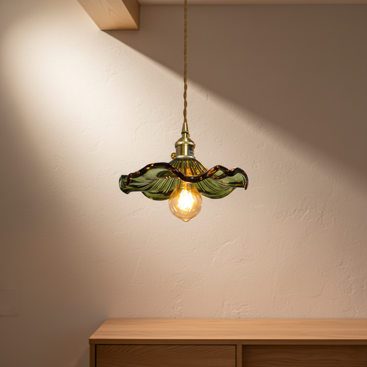 Skandinavische LED Hängeleuchte - GlassVelvet