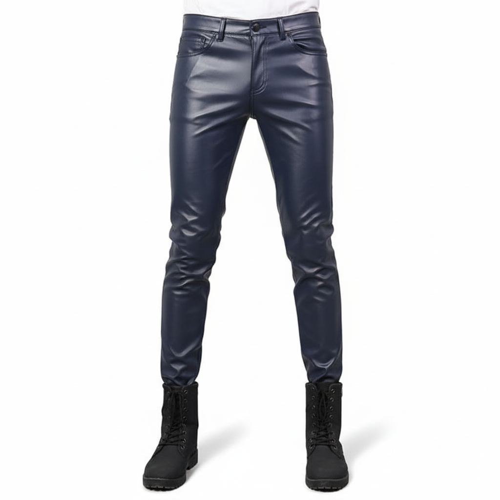 Skinny Fit Lederhose -  Heinrich