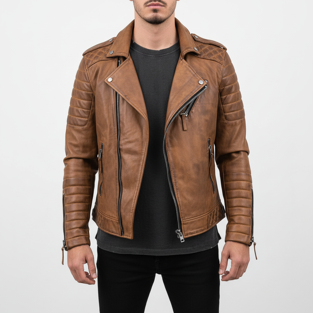 Stylishe Bikerjacke - Roman