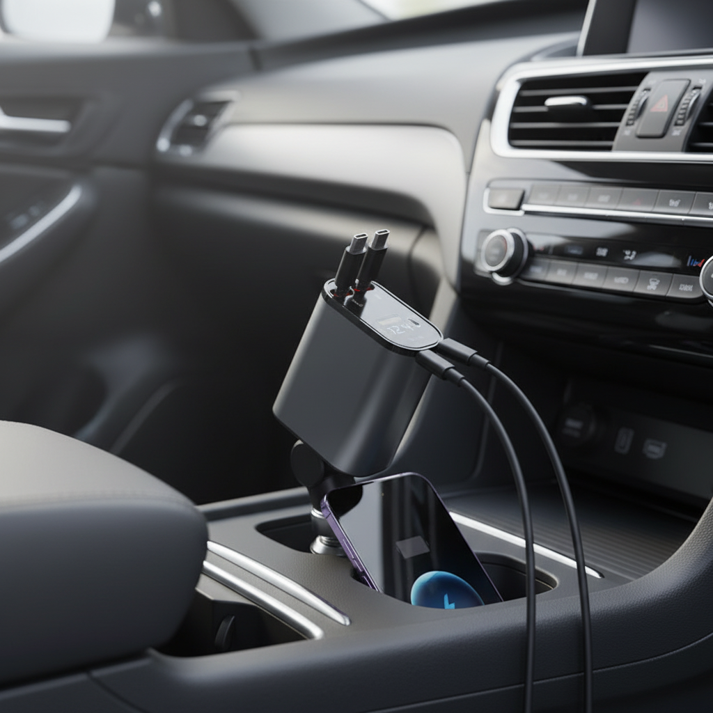 Utschuifbare Autolader - PowerCharge 