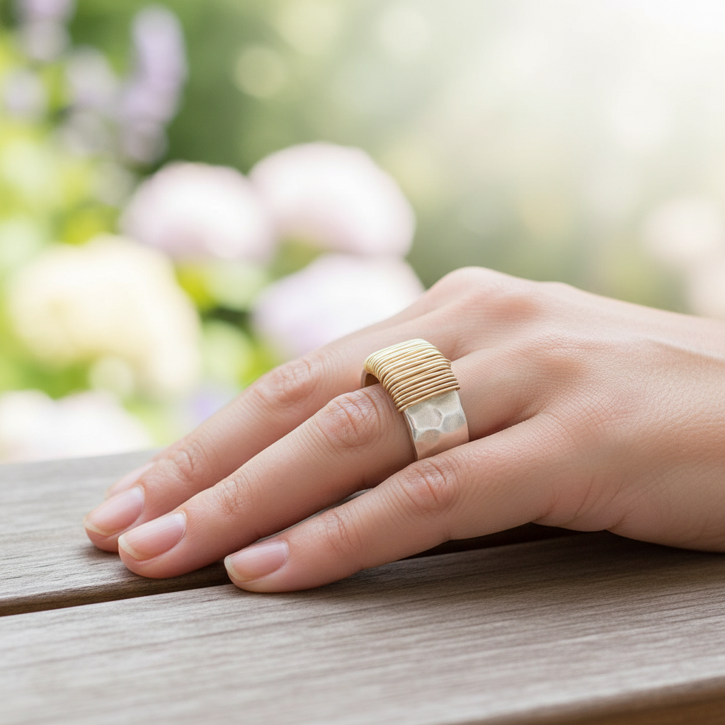 Vintage-Inspirierter Ring - LustreRing 