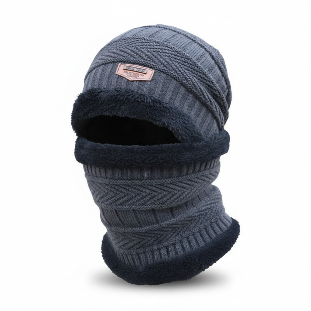 Wärmende Mütze Mit Gesichtsschutz - WinterCap