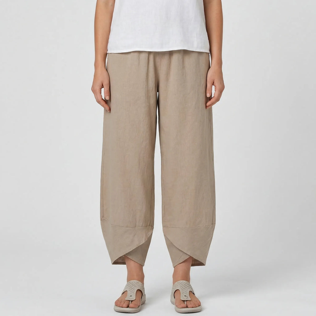 Wide-Leg Relaxed Fit Trousers - Sheryl