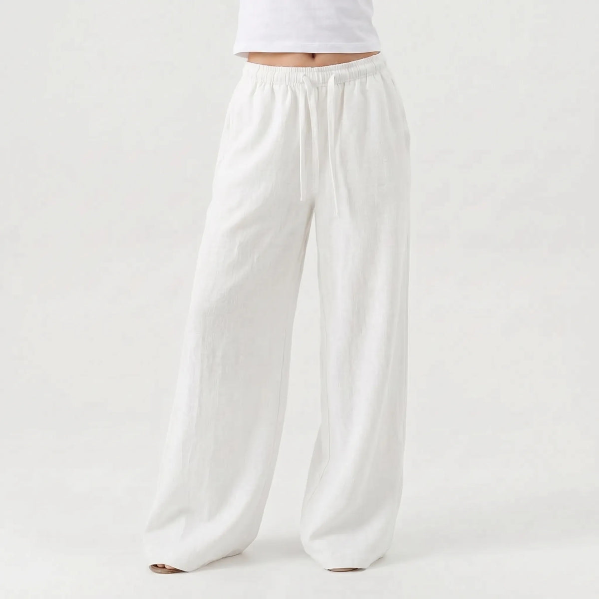 Wide Leg Casual Trousers -  Josephine