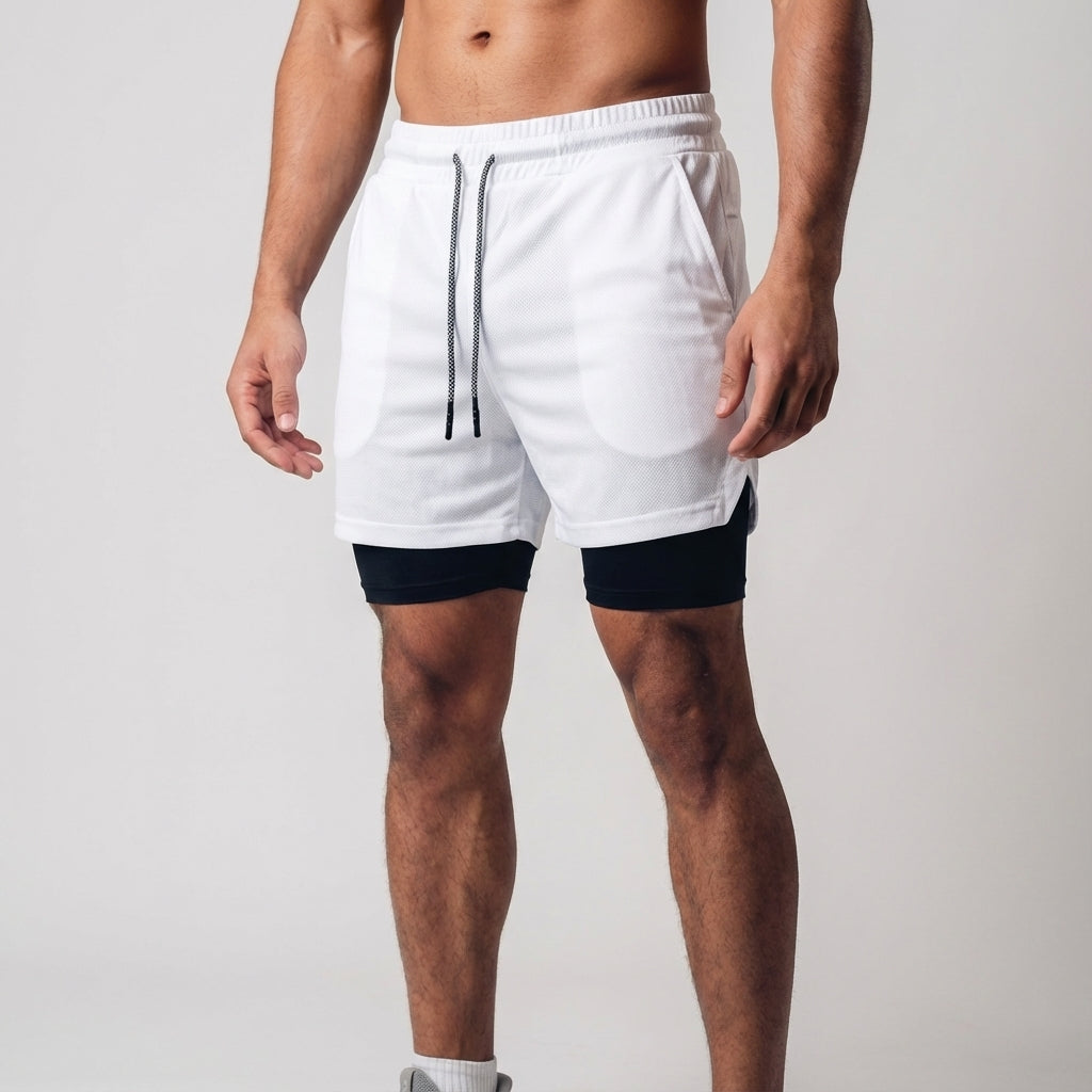 Zweilagige Trainingsshorts Mit Kompression - Rodney