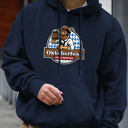 Bekväm herrhoodie – Thomas Oktoberfest 2026
