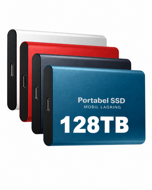 External SSD 128 TB Compact and Fast Portable Drive 1