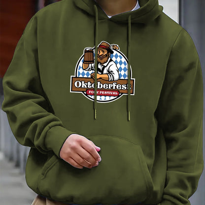 Bekväm herrhoodie – Thomas Oktoberfest 2026