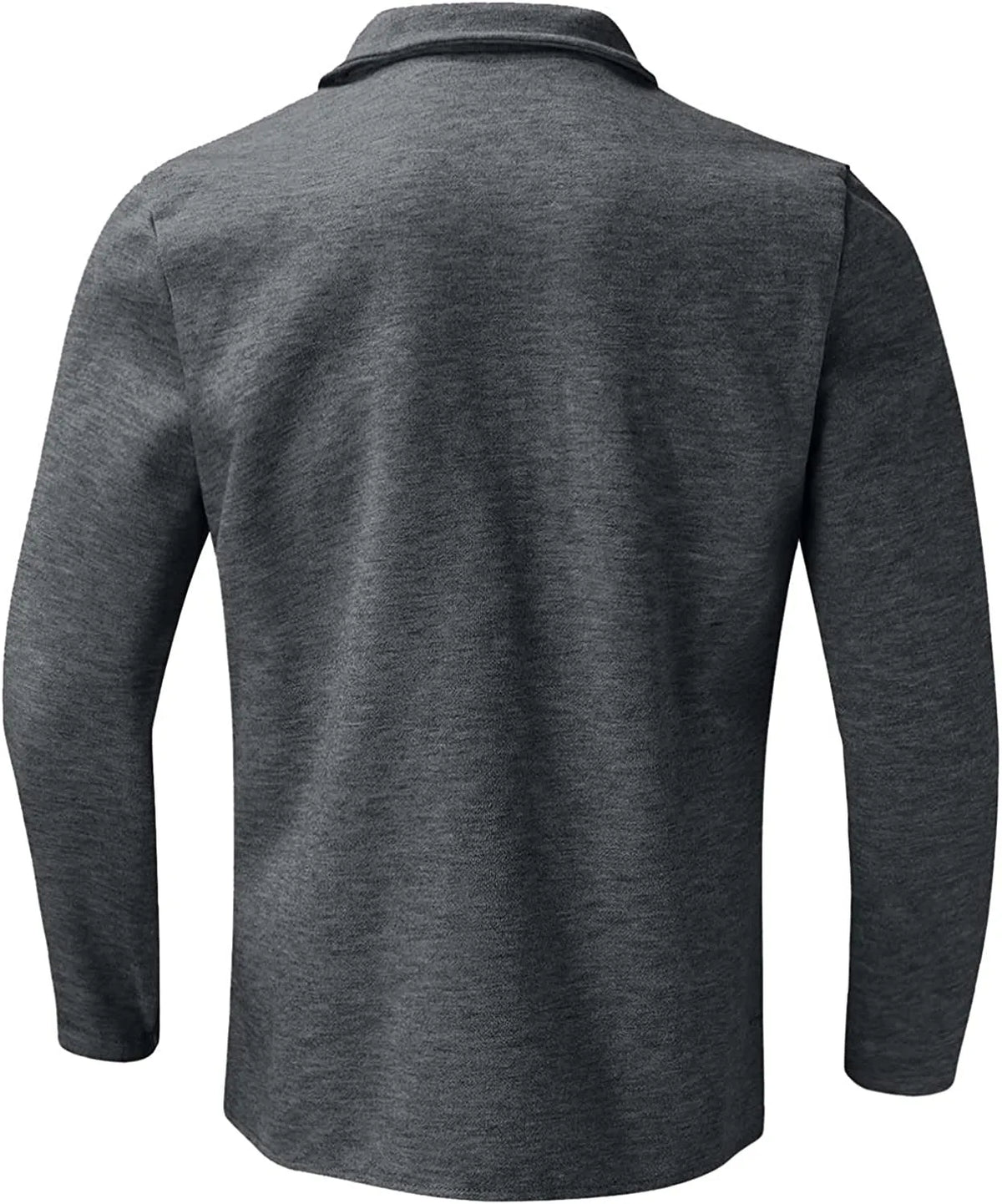 Grauer Herrenblazer, langärmelig, aus Baumwollmischung, Rückansicht, elegant, modern.